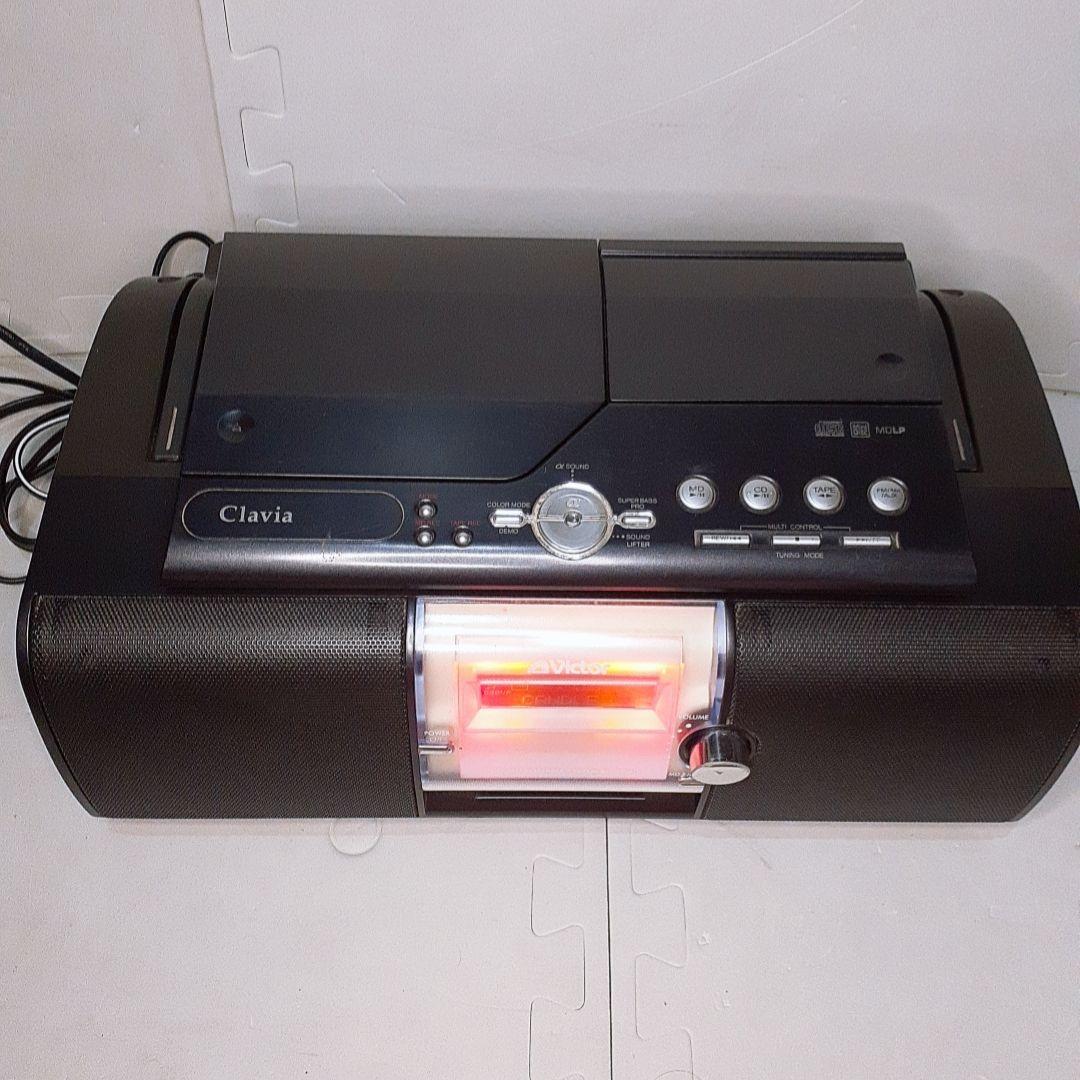 【レア】VICTOR RC-L1MD-8 ブラック CD・MD・ラジカセ