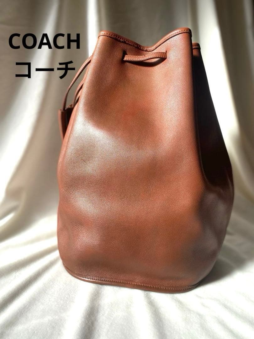 mi-kn 美品 COACH オールドコーチ 9929 巾着ショルダー