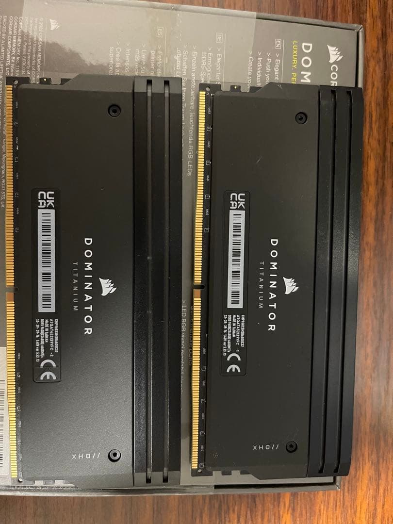 メモリー Dominator Titanium DDR5 96Gb 6600Mhz