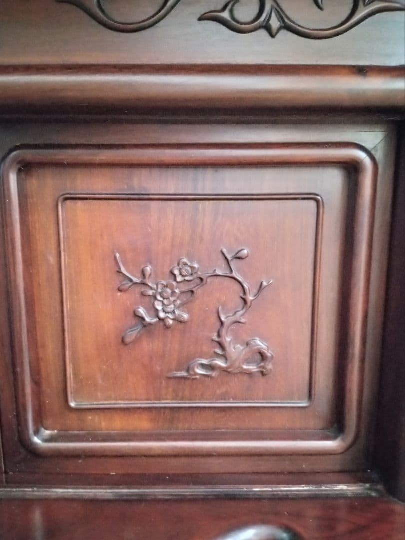 【北九州市・福岡市限定】飾り棚　唐木【配達に設置込み】