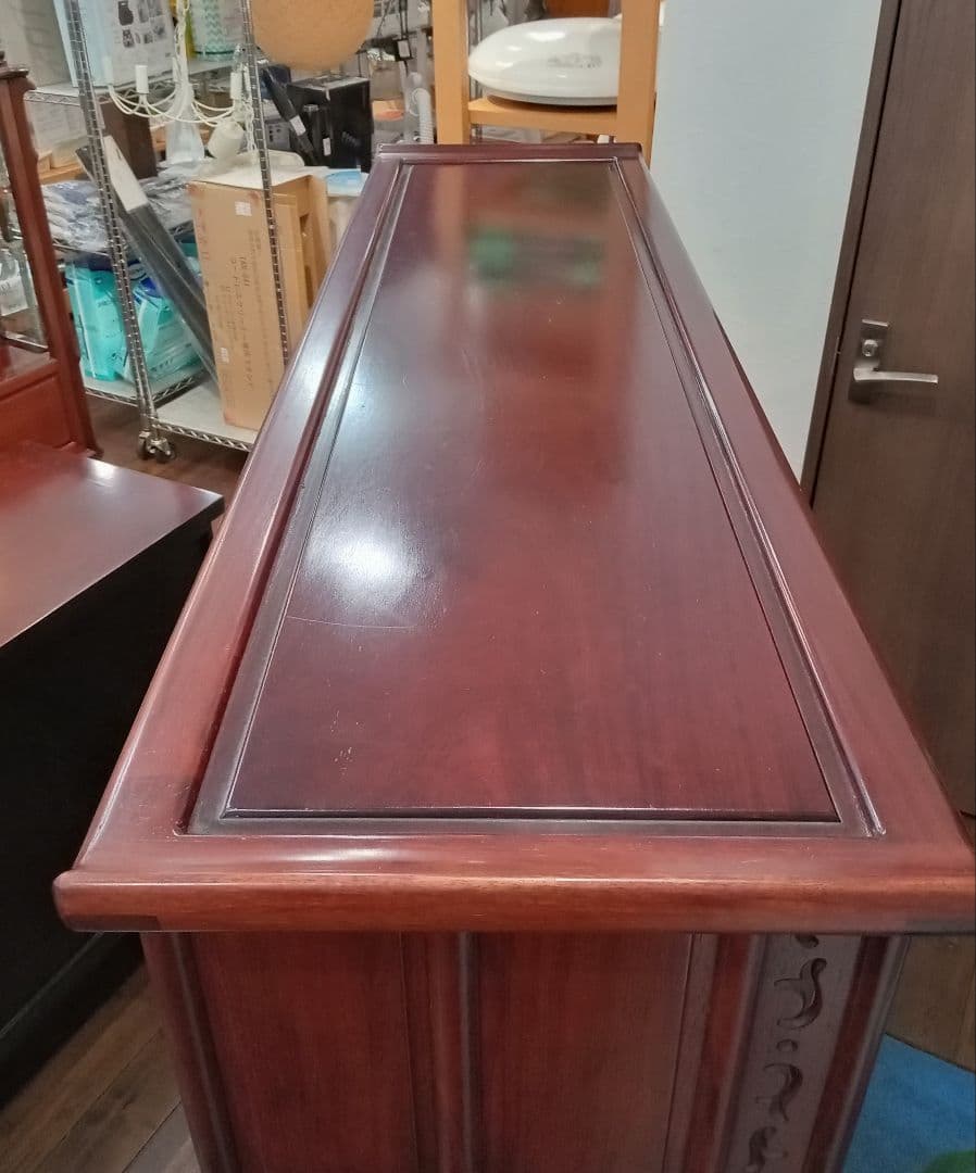 【北九州市・福岡市限定】飾り棚　唐木【配達に設置込み】