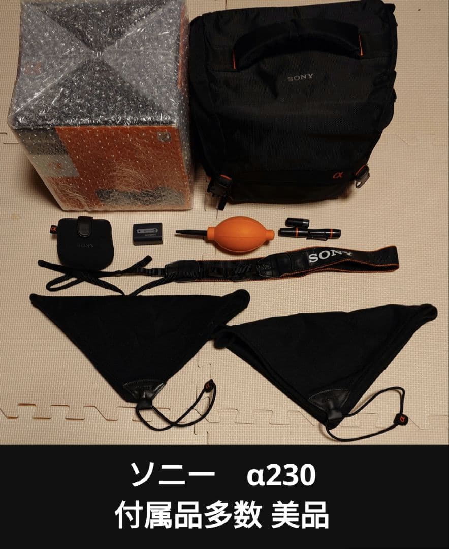 ソニー SONY α230 望遠ダブルズームレンズセット