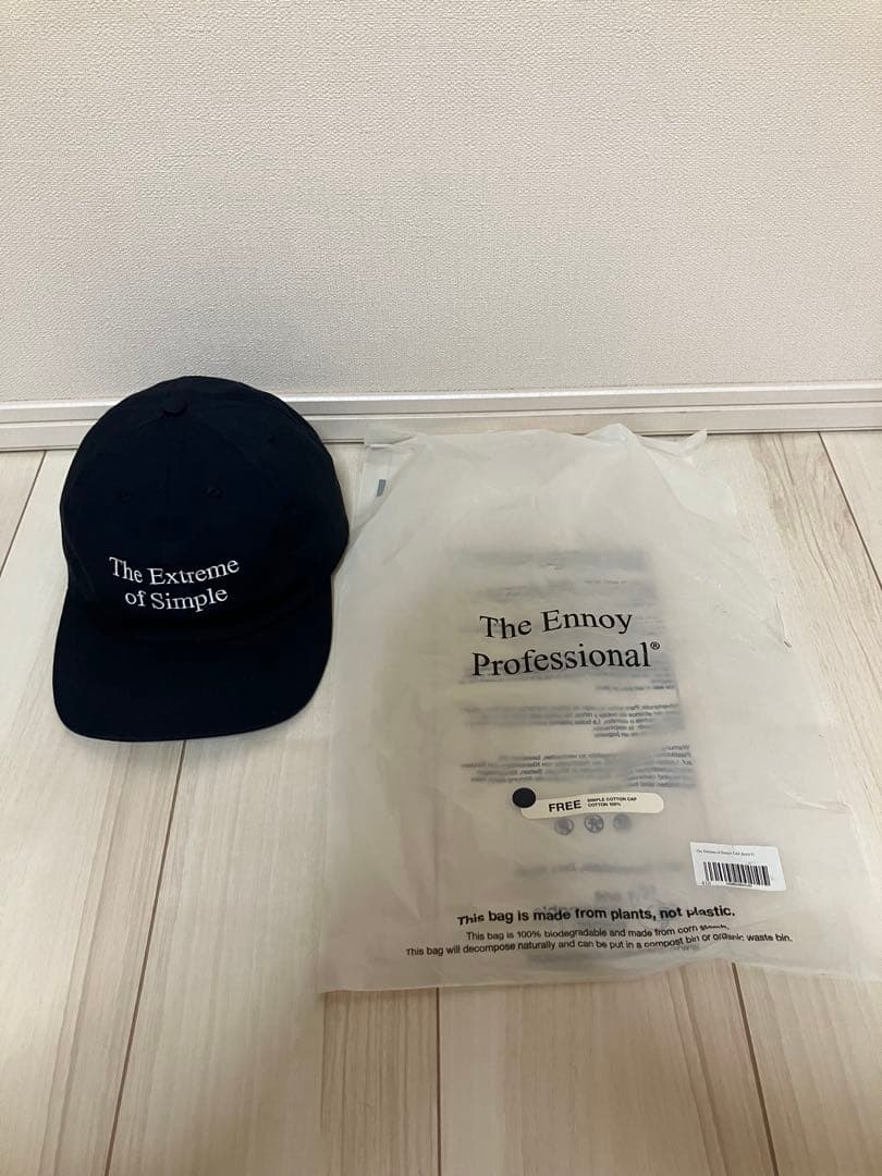 ENNOY ネイビー キャップ