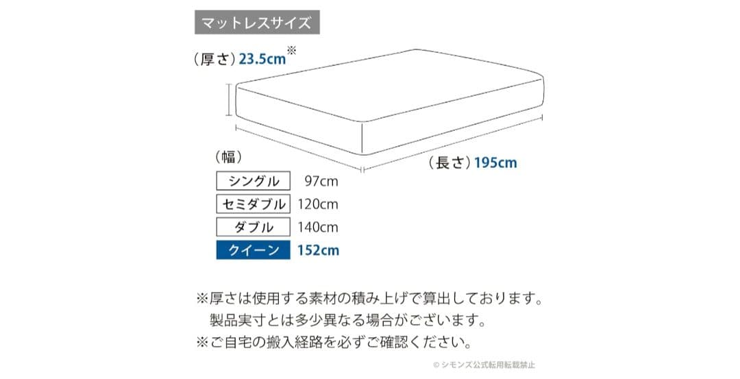 シモンズ ビューティレスト♡クイーンサイズ コイルマットレス グレー