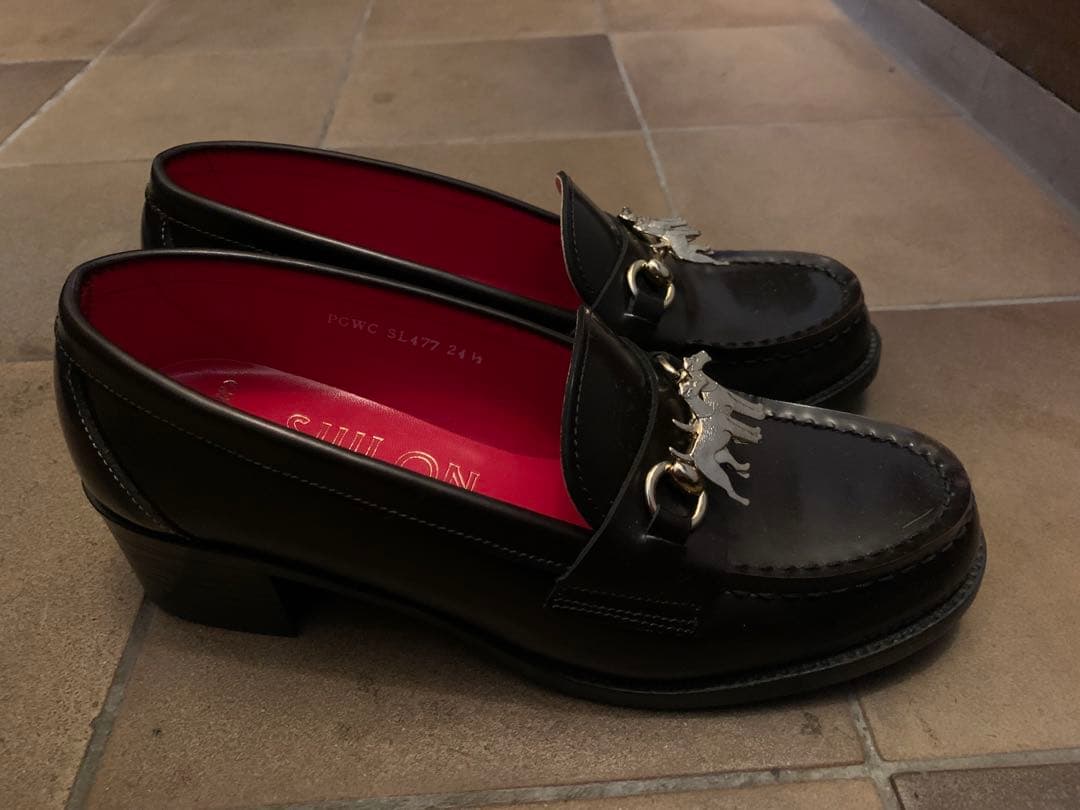 HARUTA レザー ローファー　ブラウン