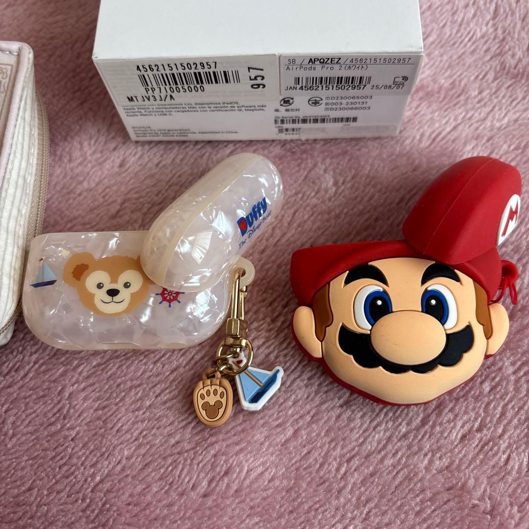 来週末までお値下げ❣️Apple AirPods Pro 2ケースカバー2個付き