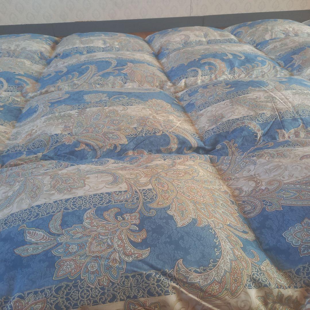 羽毛布団 増量 SDGS リフレッシュ羽毛 高密度生地 清潔 安心 日本製B⑪