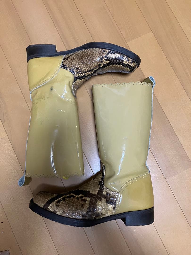希少品undercover長靴レインブーツアンダーカバー24cmぐらい(XXS)