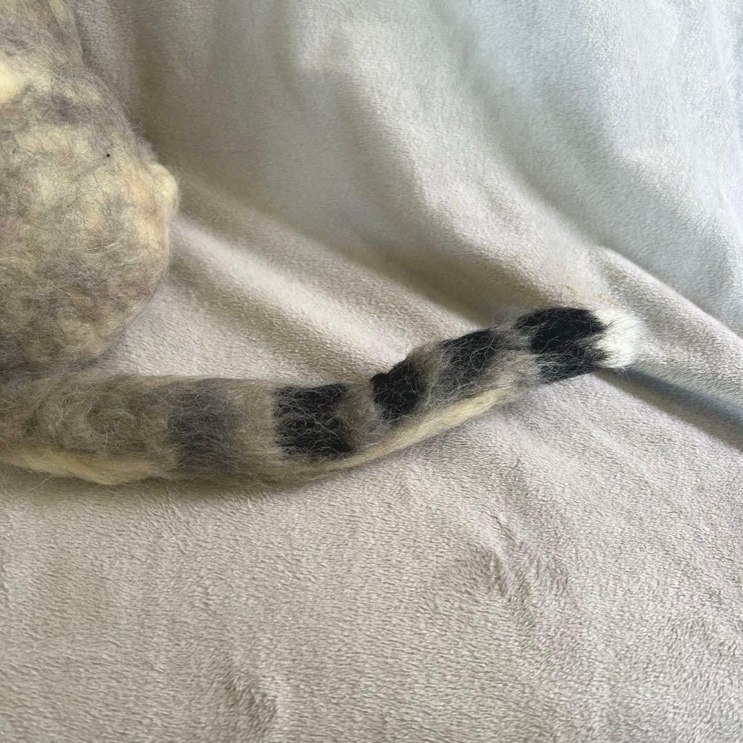 羊毛フェルト猫