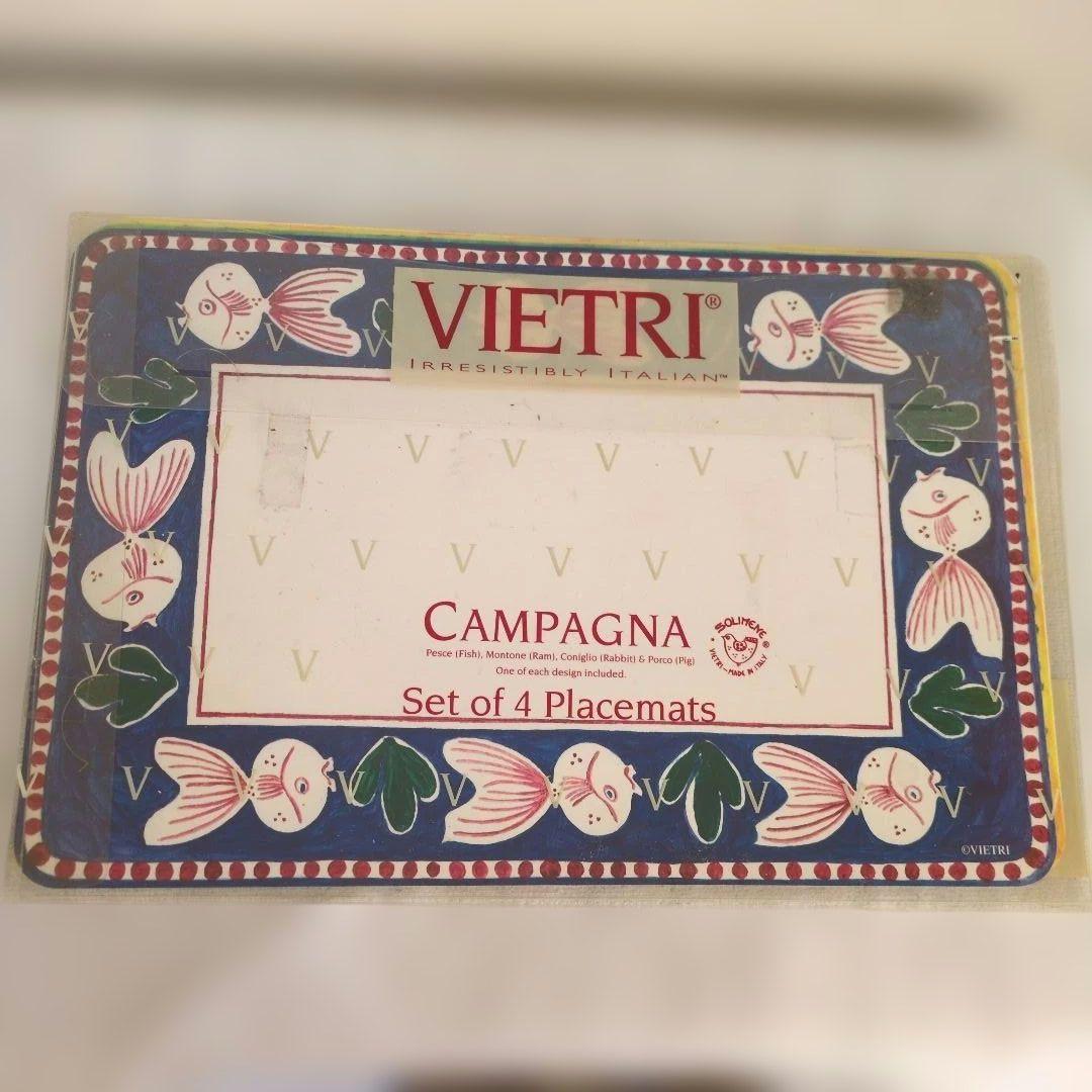 レア！ 新品未使用 VIETRI ヴィエトリ イタリア PlaceMats 4枚