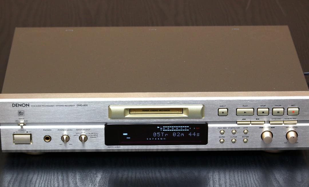 DENON DMD-800　MDプレーヤー/レコーダー　 日本製　ゴールド