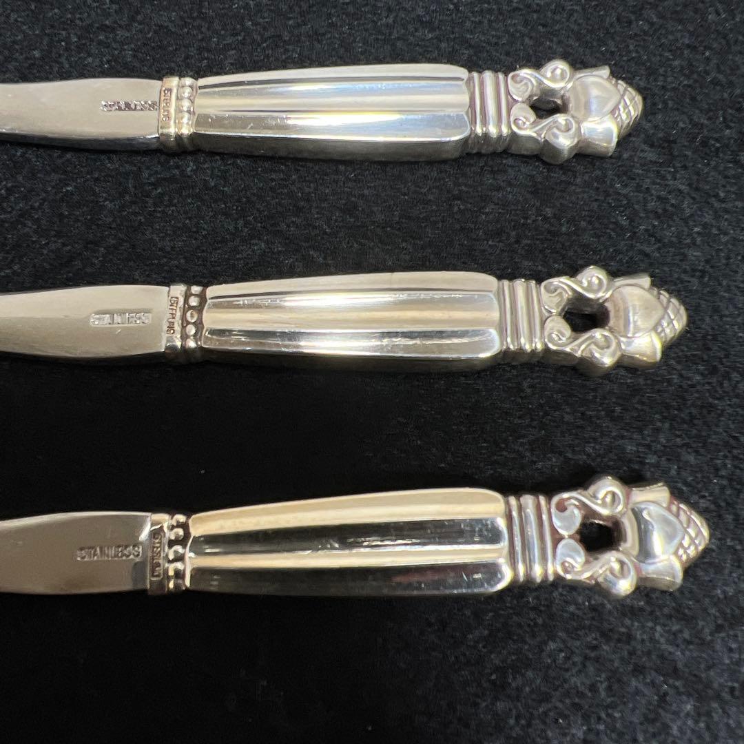 ジョージジェンセン エコーンスプーン6本　130g 東里7-1210☆2F