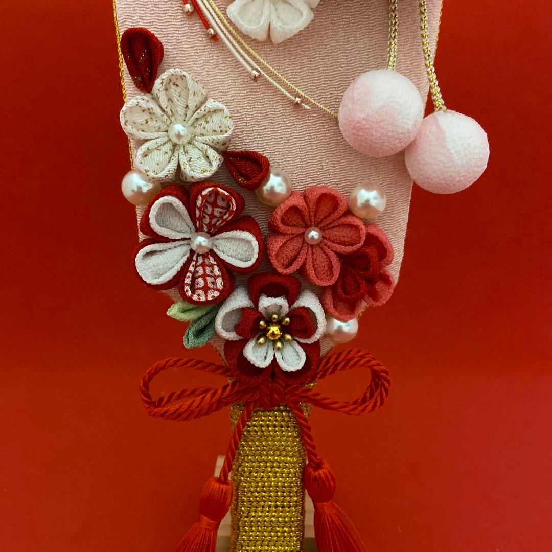 台付　羽子板　お正月飾り　つまみ細工　鞠　つるし飾り　和玉　ちりめん