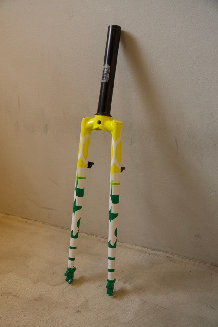 希少 CinelliTutto 純正フォーク 完成車外し V台座 ピスト 保管傷