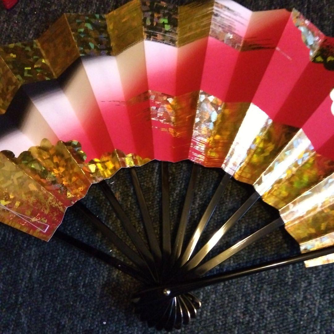 和楽器バンド　細雪の舞扇子 おまけ赤・黒のセット