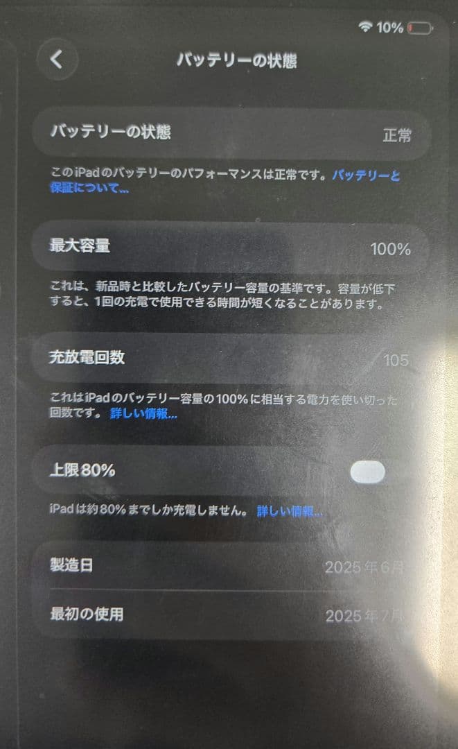 ipad mini 第七世代（A17PRO）128GB WIFIモデル　付属品有