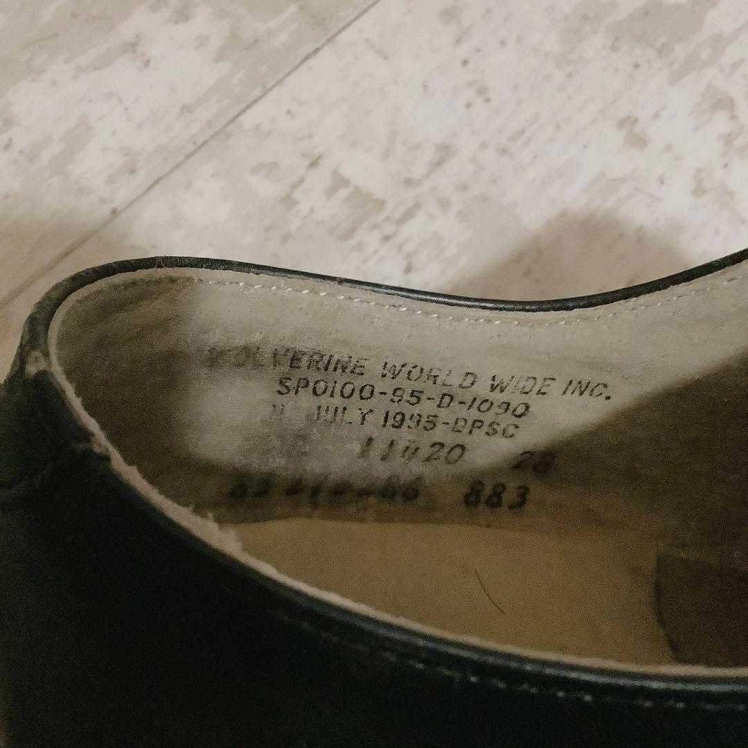 【95年製 実物】米軍 サービスシューズ WOLVERINE