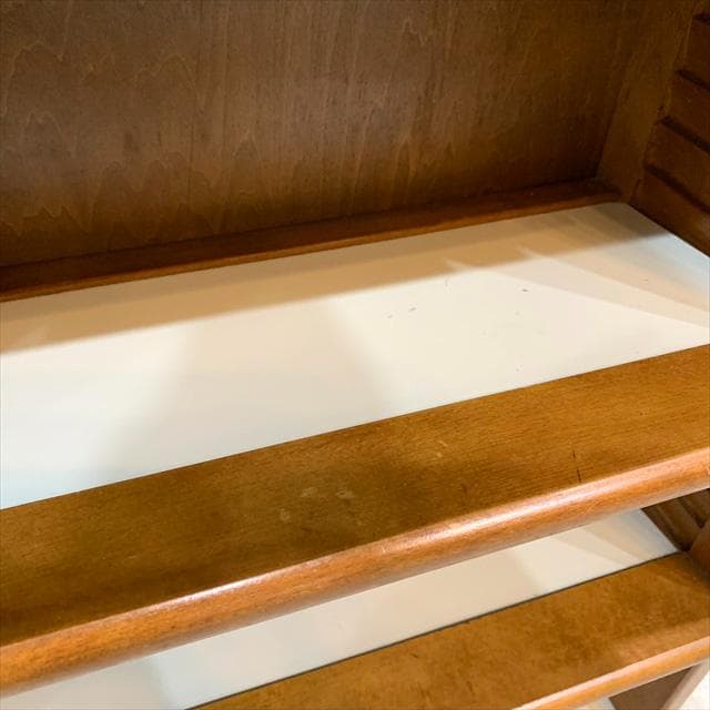 オールドカリモクのホワイトメラミンラック