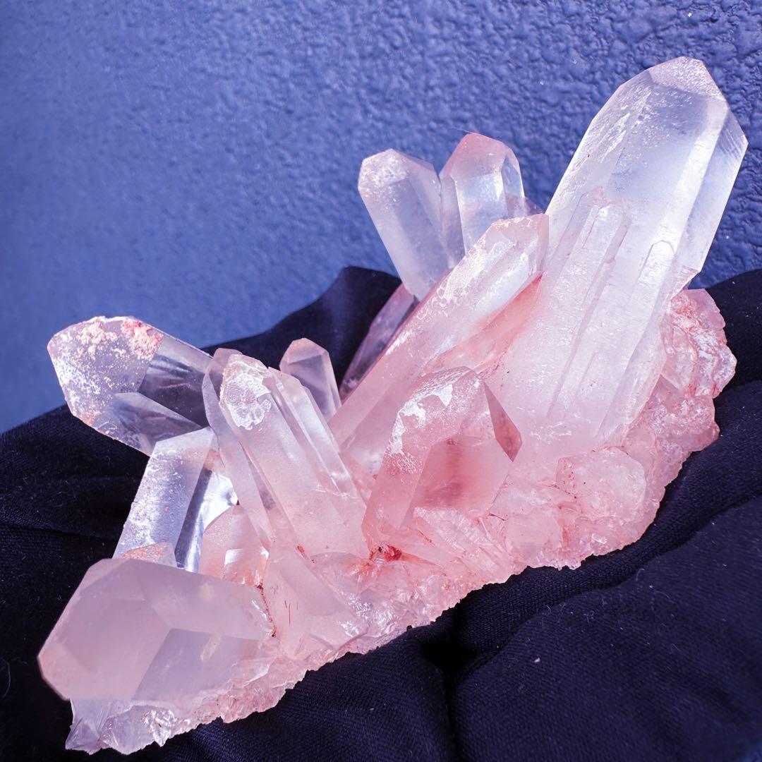 爆レア❗️浄化❗️超綺麗♡超強いパワー ピンク ヒマラヤ クラスター天然石A1423