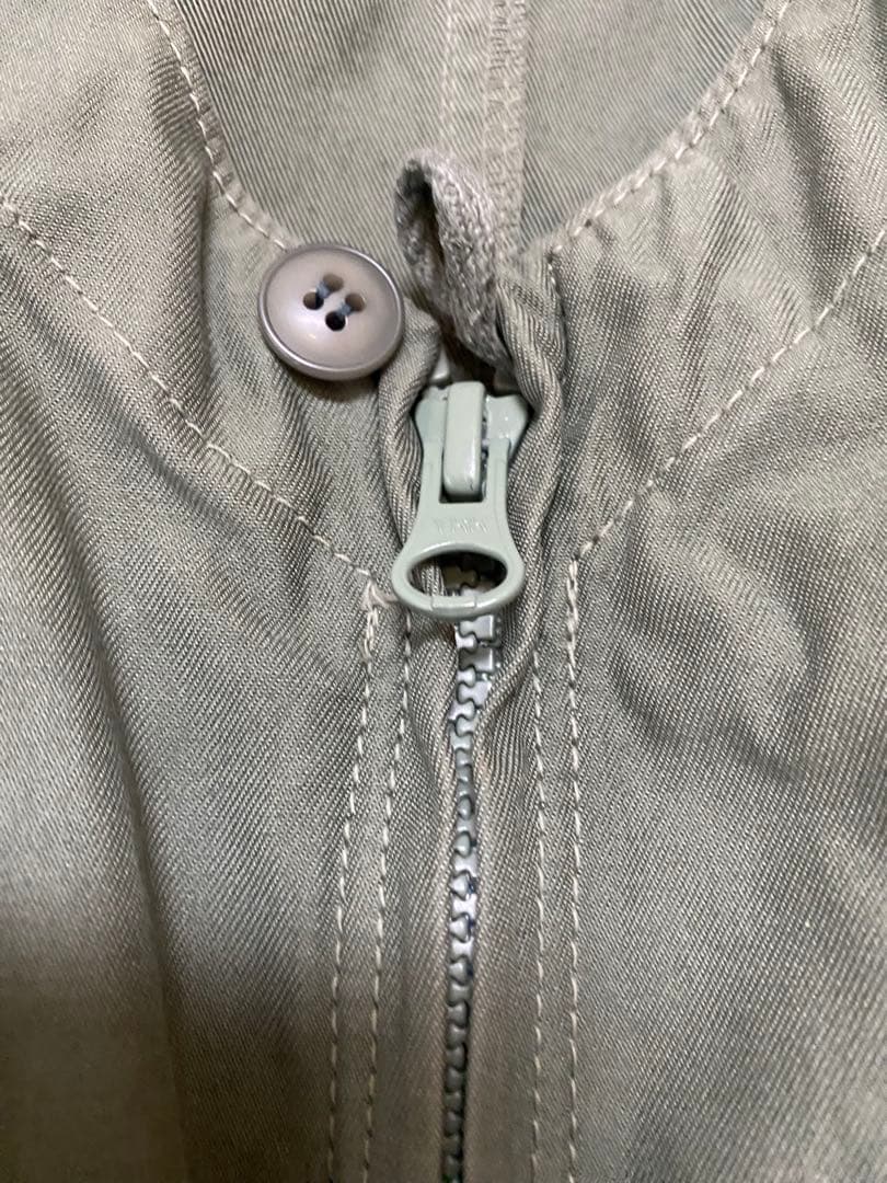 remilla レミーラ　ボートジップスモック　オリーブ　Lサイズ