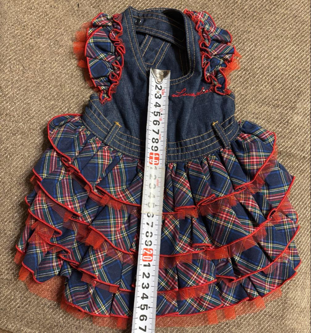 S*O様 Luxe birdie リュクスバーディ プレイドデニムスカート　S