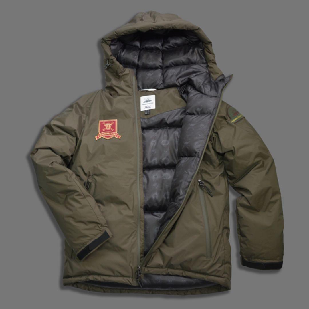 希少NANGA ナンガONE PIECEコラボオーロラダウンジャケット　CAMP