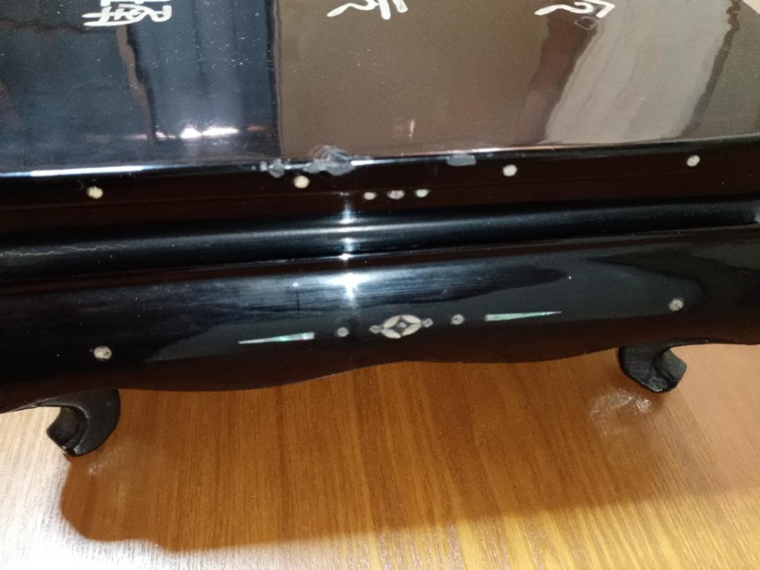 漆器 花瓶台 花台 置物台 敷台 飾り台 小品台 香炉台 床台 台座 インテリア