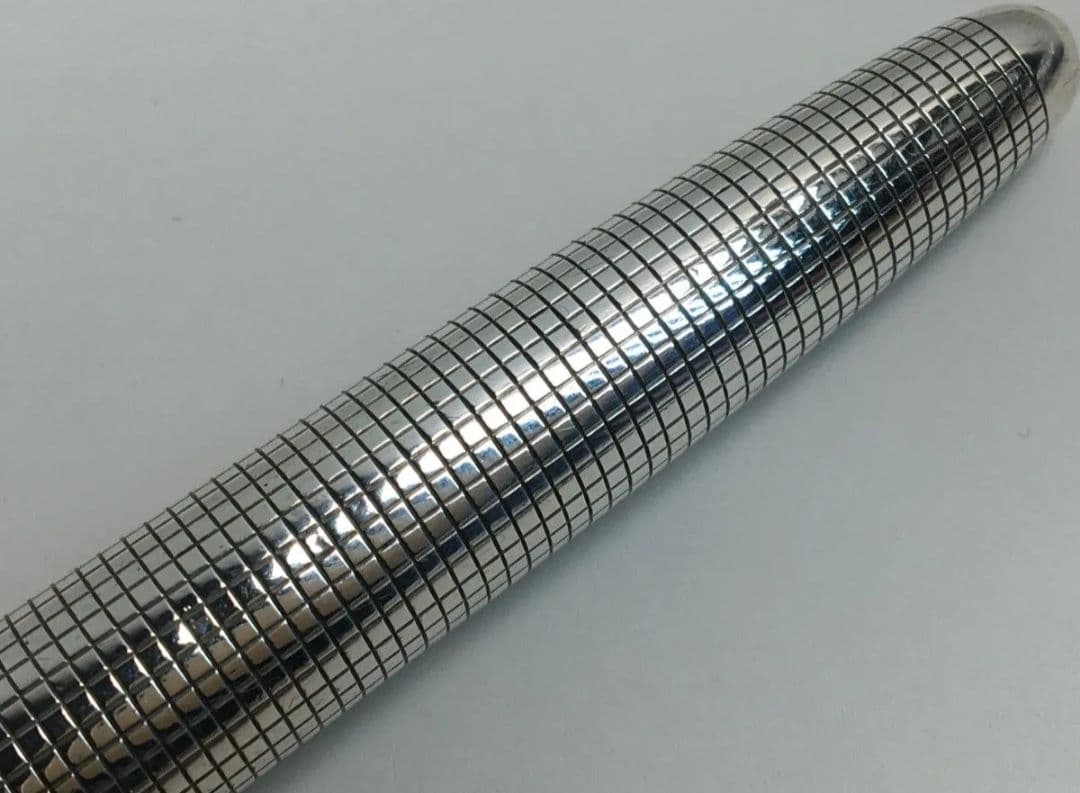 PILOT　Elite　パイロット　エリート　万年筆　純銀　ペン先18K750