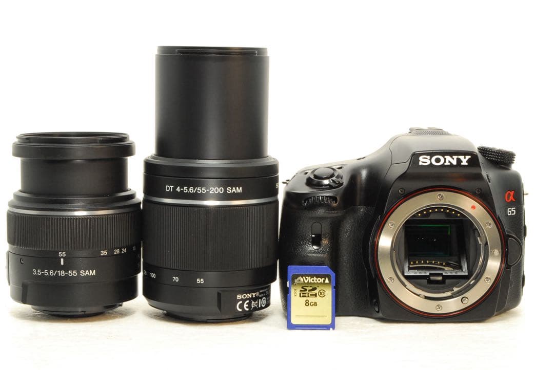 Sr 様フォロー割_SONY α65 ❤️スマホ転送 ダブルレンズキット ソニー
