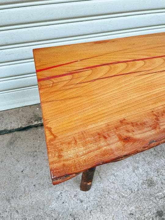 天然欅レジン/エポキシベンチテレビ台/コーヒーテーブル/リバーテーブル/ベンチ