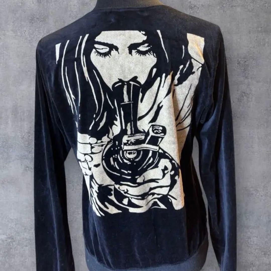 裕*様 希少デザインHYSTERIC GLAMOURベロアジャケットトラックスカ