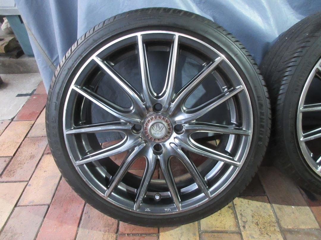 送料込み！軽自動車用16インチアルミホイールタイヤ付き4本セット