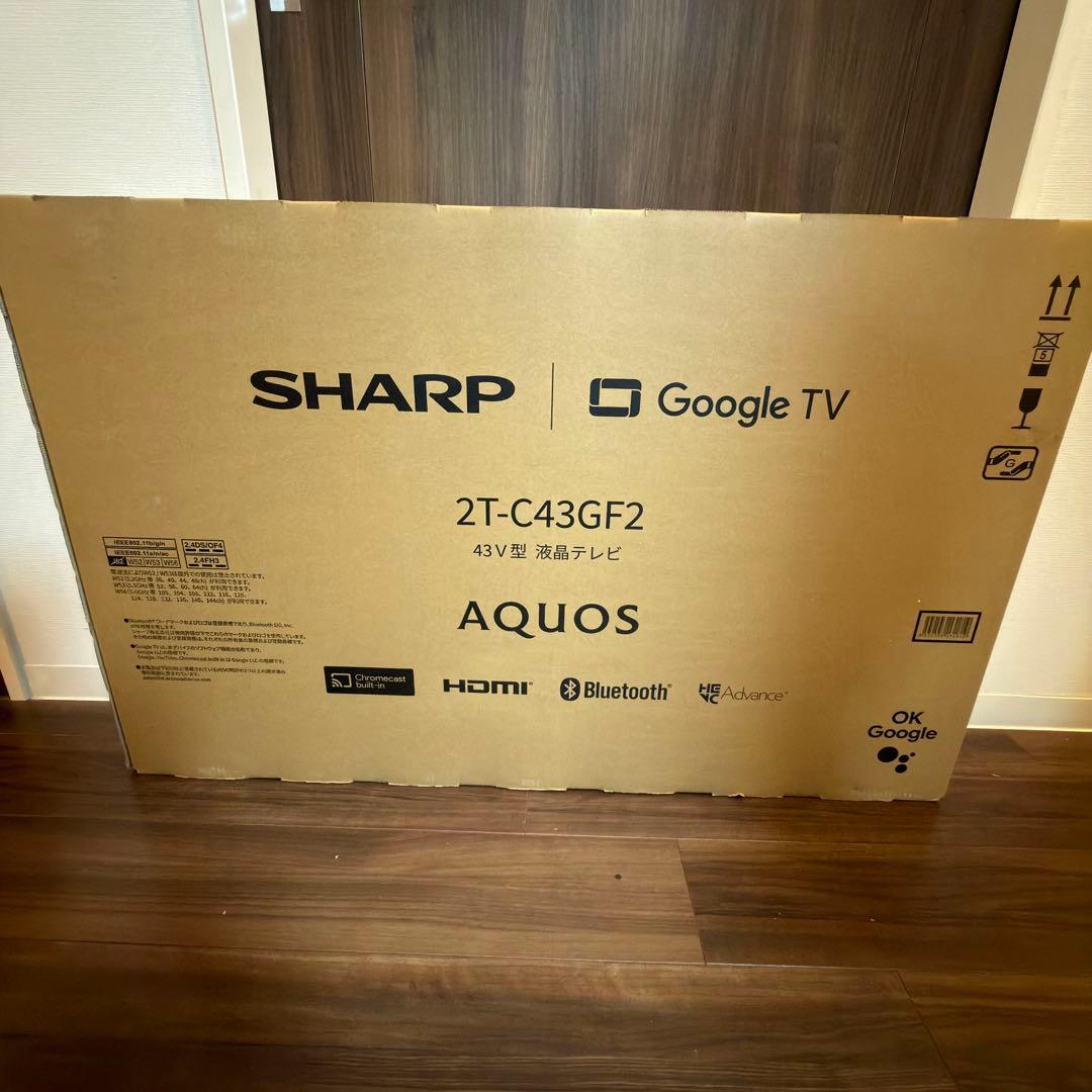 SHARP AQUOS 43インチ液晶テレビ 2T-C43GF2