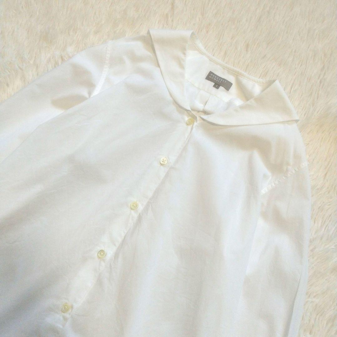 マーガレットハウエル ブラウス セーラーカラー 日本製 M