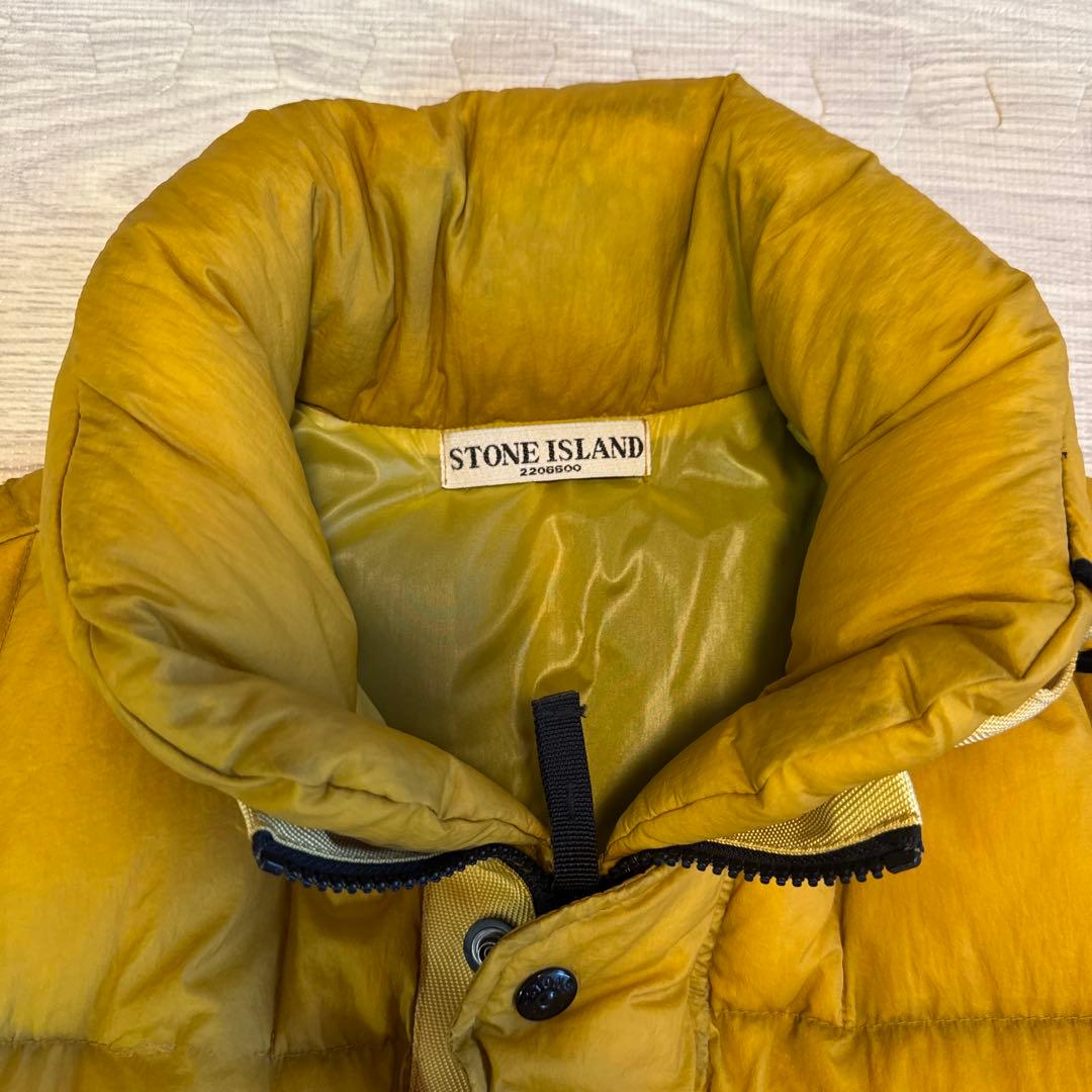 STONE  ダウンベスト イエロー サイズL