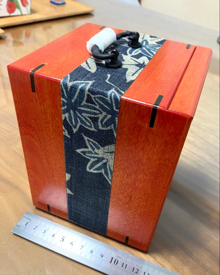 ①遊山箱（阿波踊りデザイン）