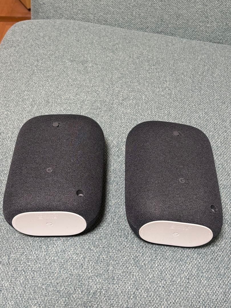 Google Nest Audio チャコール 2台 ステレオ