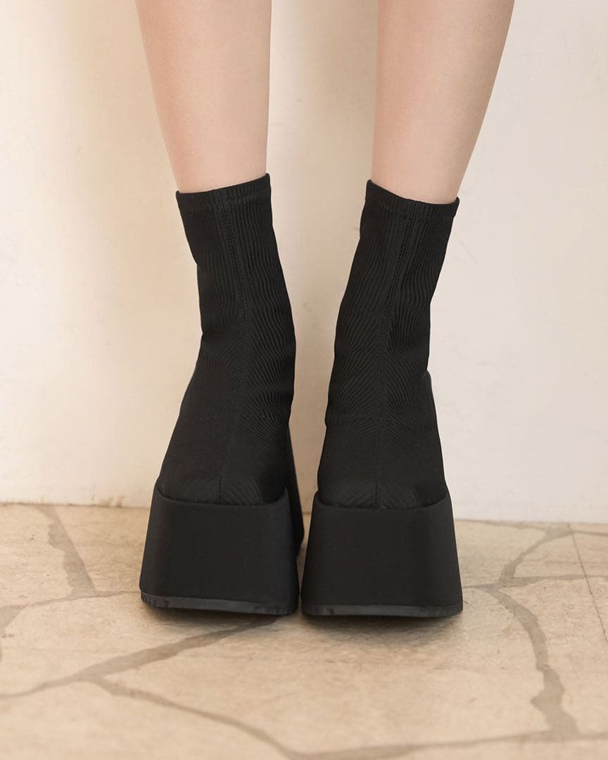 12cm盛れるショートブーツ ミシェルマカロン michellMacaron S