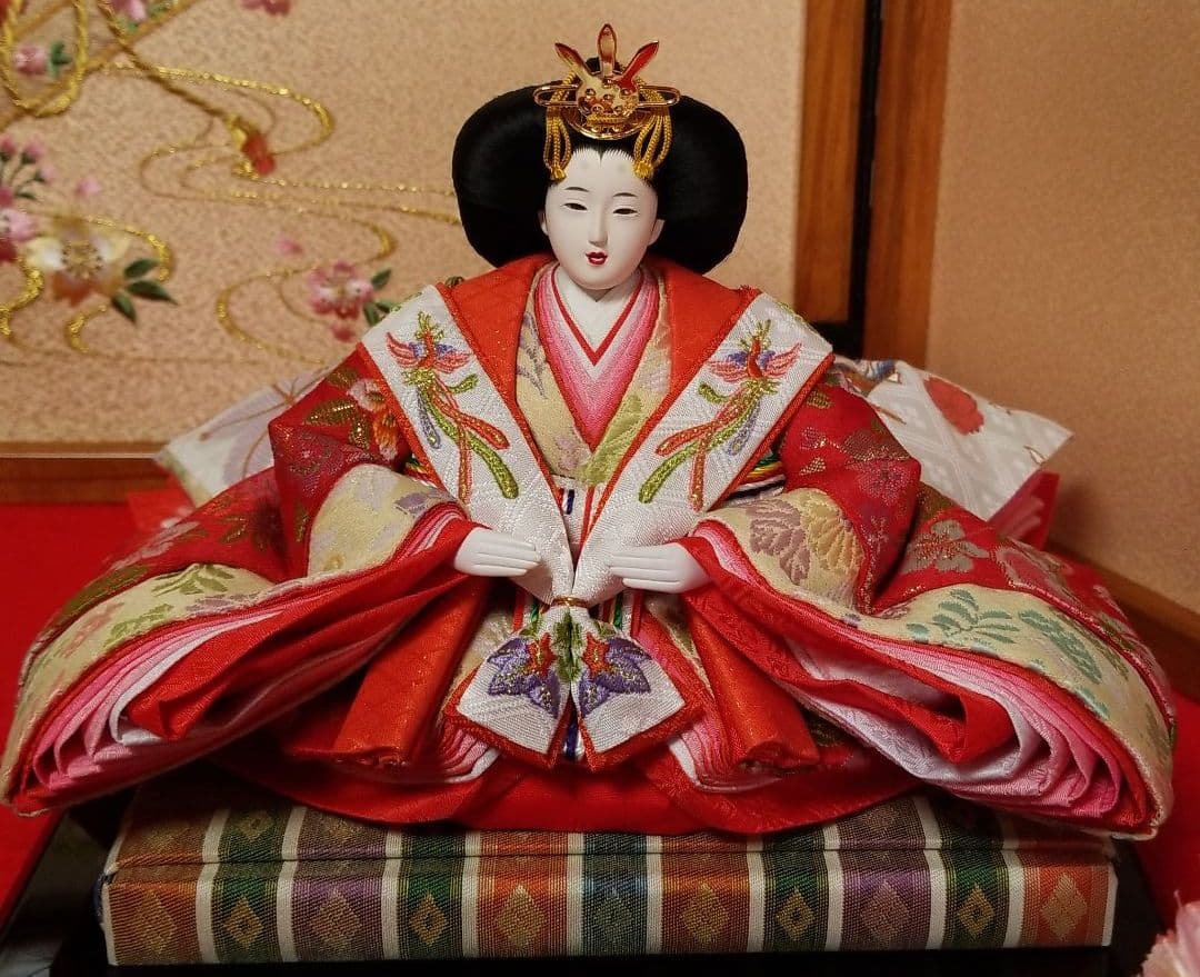 雛人形　平飾りセット　コンパクト