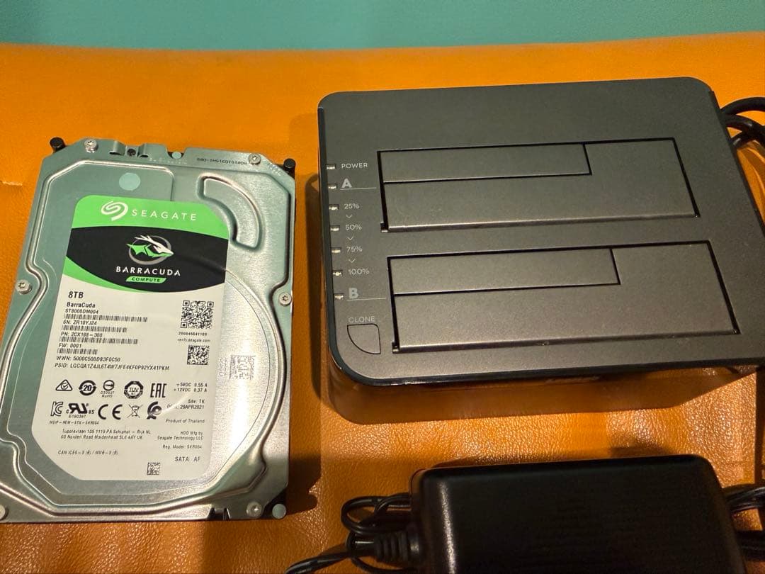 ロジテック HDDスタンド 2ベイ デュプリケーター USB3.0 HDD８T