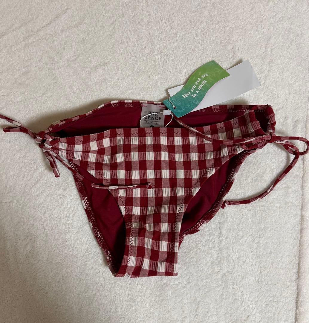 AIR SPACE チェックビキニセット