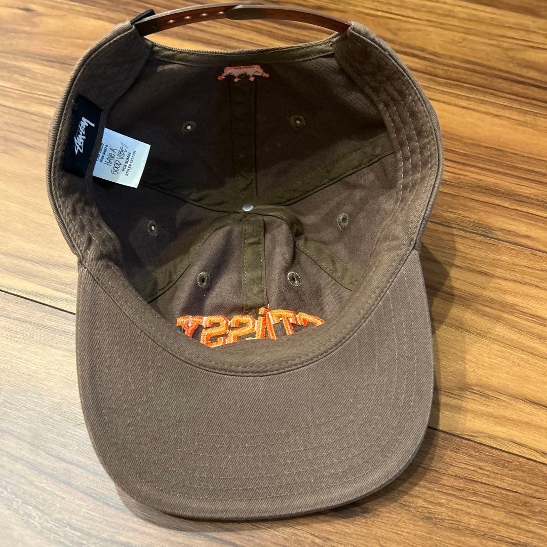 STÜSSY ブラウンキャップ SPORT