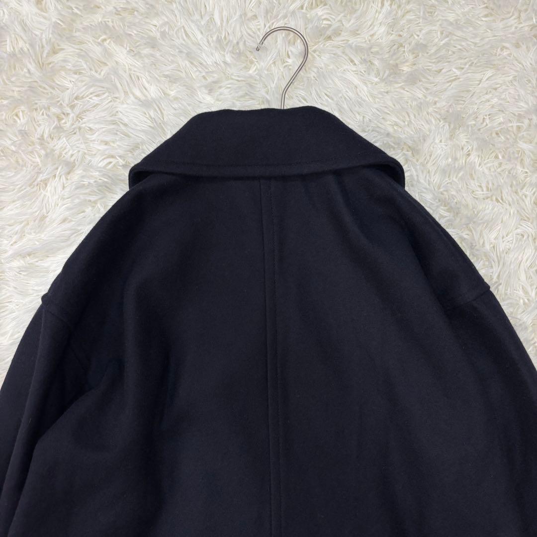 マッキントッシュ✨ショートダブルメルトンコート✨現行品刻印ボタン✨オーバーサイズ