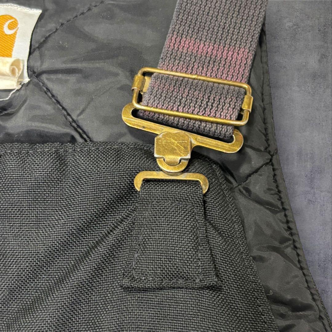 激レア 80s Carhartt ダック ダブルニー オーバーオール 38x32