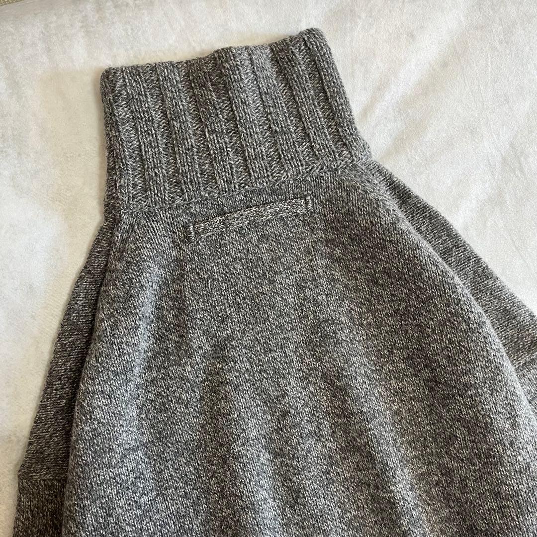 極美品❤️ティッカ ticca タートルネックニットワンピース　グレー　チュニック