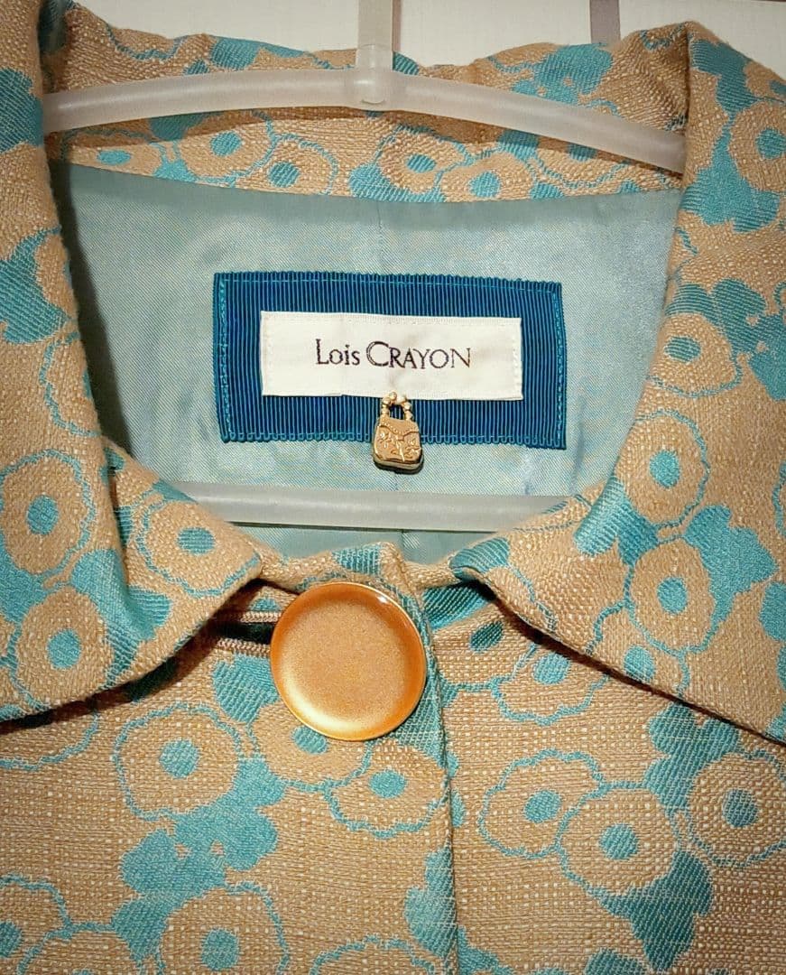 ◆Lois CRAYONコート　未使用　花柄ジャガード