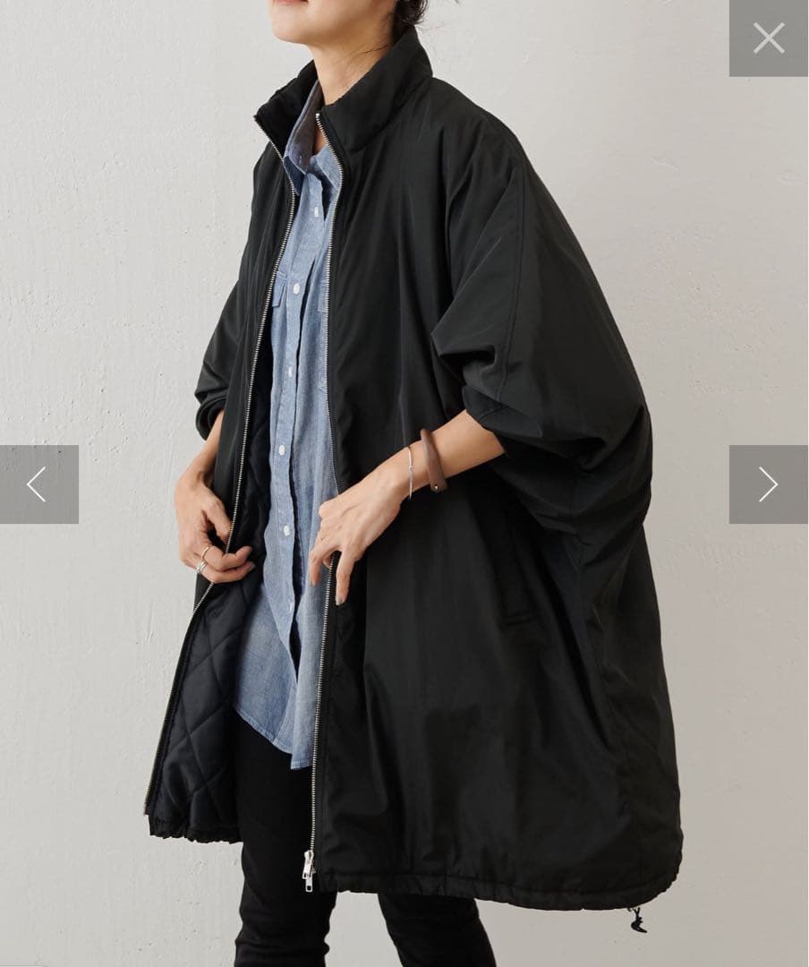 未使用◼︎BEARDSLEY 中綿ビッグポンチョコート