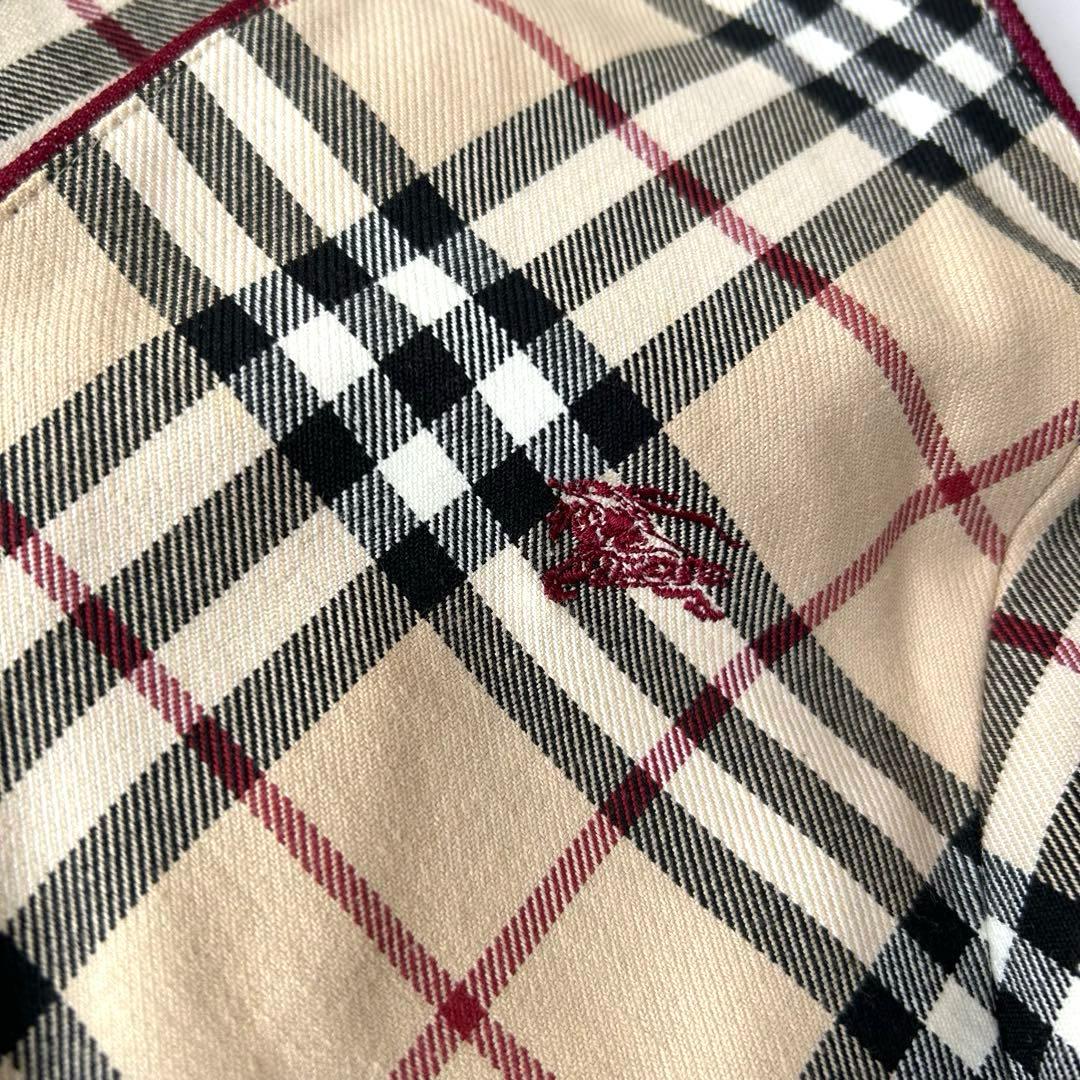 バーバリー ブルーレーベル ノースリーブ ワンピース ノバチェック ホースロゴ