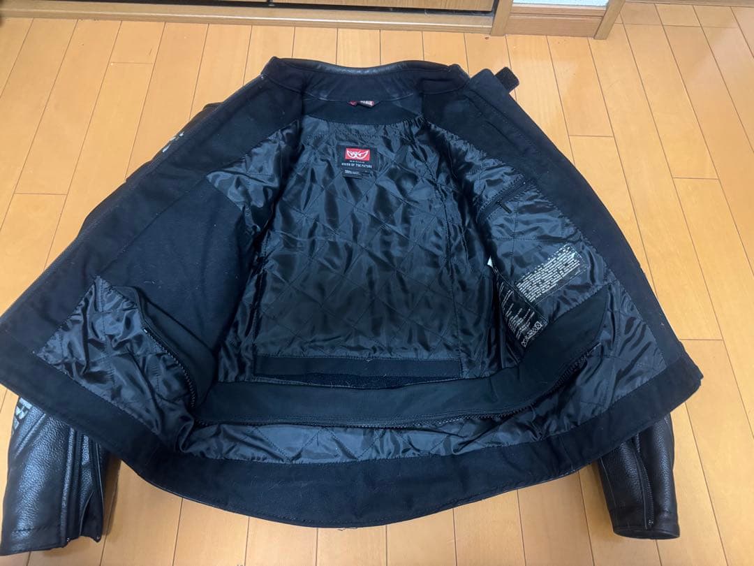 値下げ‼️BERIK レザー バイクジャケット ブラック