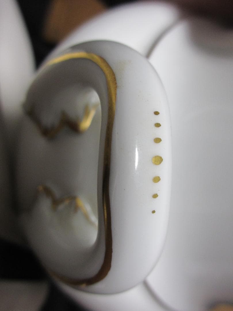 マイセン Meissen 花瓶 R.Münch絵付け 金彩 高さ26.5cm